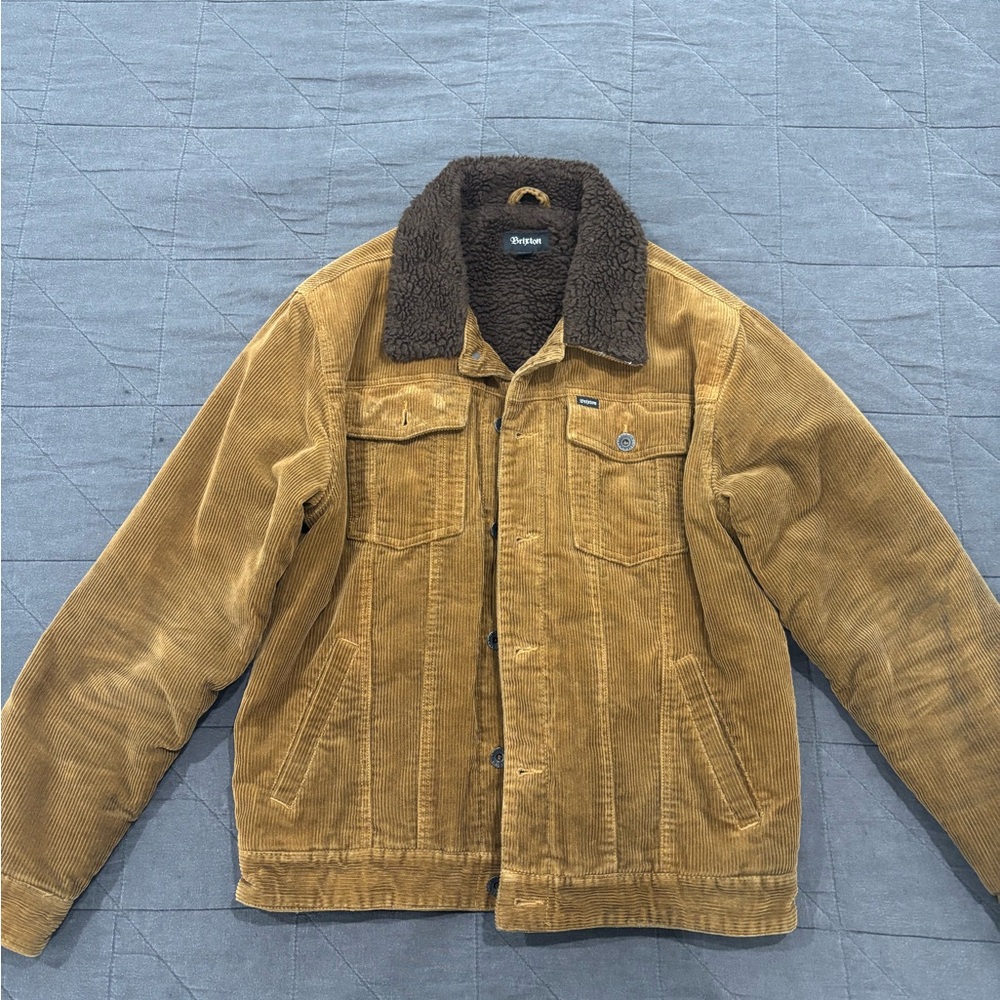 Brixton Brown Corduroy Sherpa Jacket